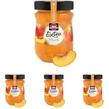Schwartau Extra Konfitüre, Pfirsich, 340 g (Packung mit 4)