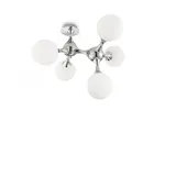 Ideal Lux Nodi 5x40W rund Chrom