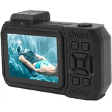 4K-Unterwasserkamera, Full HD 65 MP Autofokus 133 Fuß wasserdichte Digitalkamera, 10-facher Digitalzoom Kompakte Schwimmfähige Selfie-Unterwasserkamera für Schnorchelnde Kinder