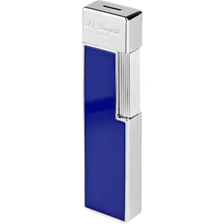S.T. Dupont 030005 Feuerzeug Twiggy Blau/Chromfarben