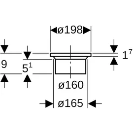 Geberit PE Vorschweissbund d160