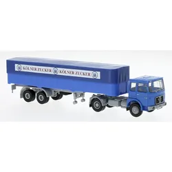 MAN F7 Pritsche/Plane-Sattelzug Modell von Brekina 1:87