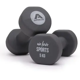 Apollo Hantel Set Kurzhantel Fitness Hanteln 5 kg