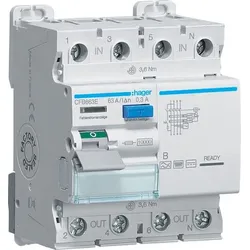 HAGER Fehlerstromschutzschalter CFB663E