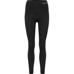 HUMMEL Damen Tight hmlTIF SEAMLESS HIGH WAIST, BLACK, L