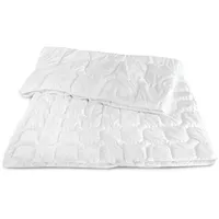 Carpe Sonno Vierjahreszeiten-Bettdecke, Weiß, Uni, Füllung: Polyester, Rechteckig, 200x200