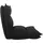 Mobili Rebecca – Rebecca Mobili Strandstuhl Outdoor, Bodenstuhl Schwarz, Polyester, 70x56x70