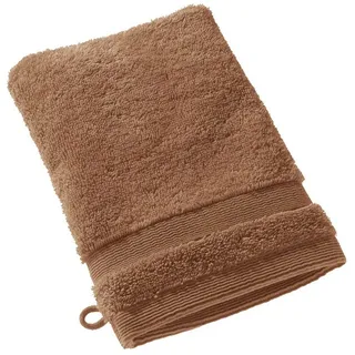 Premium Waschhandschuh Baby 16x21 cm - saugstark - Luxus Waschlappen Braun - 100% Baumwolle - als Handtuch-Set kombinierbar - Frottee Kinder - Öko-Tex