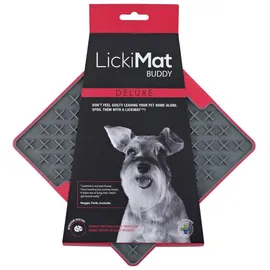 Lickimat Buddy Tuff - TRP Schleckmatte für Hunde - rot - 20 cm