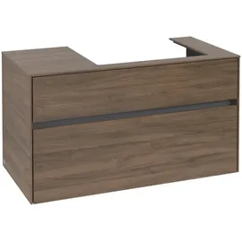 Villeroy & Boch Collaro Waschbeckenunterschrank 100 x 55 cm Arizona Oak