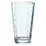 LEONARDO 4er Set Leonardo Longdrinkglas Optic 400 ml Glas Blau