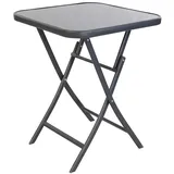 Mojawo Bistrotisch Klapptisch 60 x 60 x 70 cm Dunkelgrau