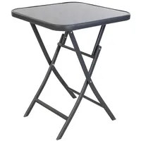 Mojawo Bistrotisch Klapptisch 60 x 60 x 70 cm Dunkelgrau