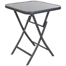 Mojawo Bistrotisch Klapptisch 60 x 60 x 70 cm Dunkelgrau