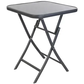 Mojawo Bistrotisch Klapptisch 60 x 60 x 70 cm Dunkelgrau