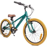 Sun Baby Kinderfahrrad Jungenfahrrad 20 Zoll Fahrrad mit 6 gang Shimano RevoShift Verdant Rowan - Grün