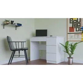 Topeshop Schreibtisch Mijas Weiß