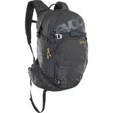 Evoc LINE R.A.S. PROTECTOR 32 Lawinen-Airbag-Rucksack, Skirucksack (NEURALITE SYSTEM, Hüftflügel mit Reißverschlusstaschen, Trinkblasenfach 3l, PROTECTOR CRASH REPLACEMENT, Größe: M/L), Schwarz