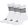 adidas 3-Streifen Cushioned Sportswear Low-Cut Socken 3 Paar White / Black 46-48