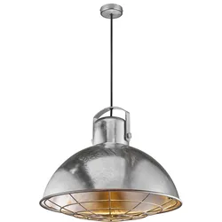 Pendelleuchte NORDLUX "Porter", schwarz, B:40,00cm H:30,00cm L:40,00cm, Lampen, Pendelleuchte Pendellampe, industrielles Design, dekoratives Gitter, das die Öffnung bedeckt