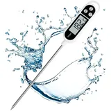 Küchenthermometer, Digitalthermometer Mit Langer Sonde, Sofortablesendes Kochthermometer, Fleischthermometer Für Lebensmittel, Fleisch, Öl, Milch, Wein, Grillgut Und Heißes Wasser