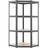 Juskys Eckregal Corner Easy 160 x 75 x 40-75 cm - 320 kg 4 Böden Schwerlastregal Steckregal Kellerregal Grau
