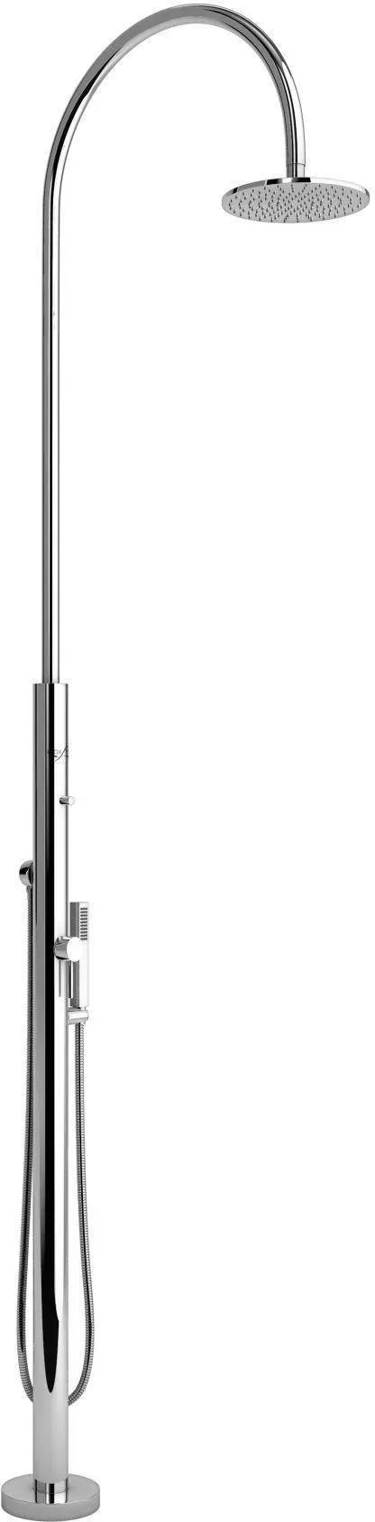 Inoxstyle Aria Cylinder MDT Beauty Außendusche - Edelstahl poliert