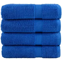 VidaXL Premium-Duschtücher SOLUND Blau 70x140 cm, 600 g/m2