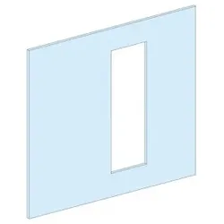 Schneider Electric LVS03661 PrismaSeT-P, Frontplatte, für manuelle Netzumschaltung, TransferPacT FXM320-630, horizontal, Breite=650mm, Höhe=10Module