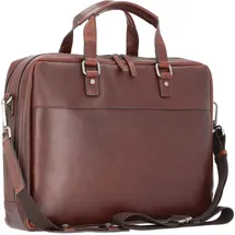 LEONHARD HEYDEN Roma Aktentasche Leder 41 cm Laptopfach braun