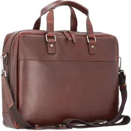 LEONHARD HEYDEN Roma Aktentasche Leder 41 cm Laptopfach braun