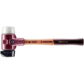 Halder SIMPLEX 60mm Gummi / Superplastik m. Standf. Stahlgussgeh.