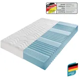 Beco Komfortschaummatratze »Premium Cool Plus, Matratze mit besonderer Anpassung an die Wirbelsäule, 25 cm hoch, Raumgewicht: 28 kg/m3, (1 St.), Optimales Schlafklima durch Cool-Plus-Markenfaser weiß