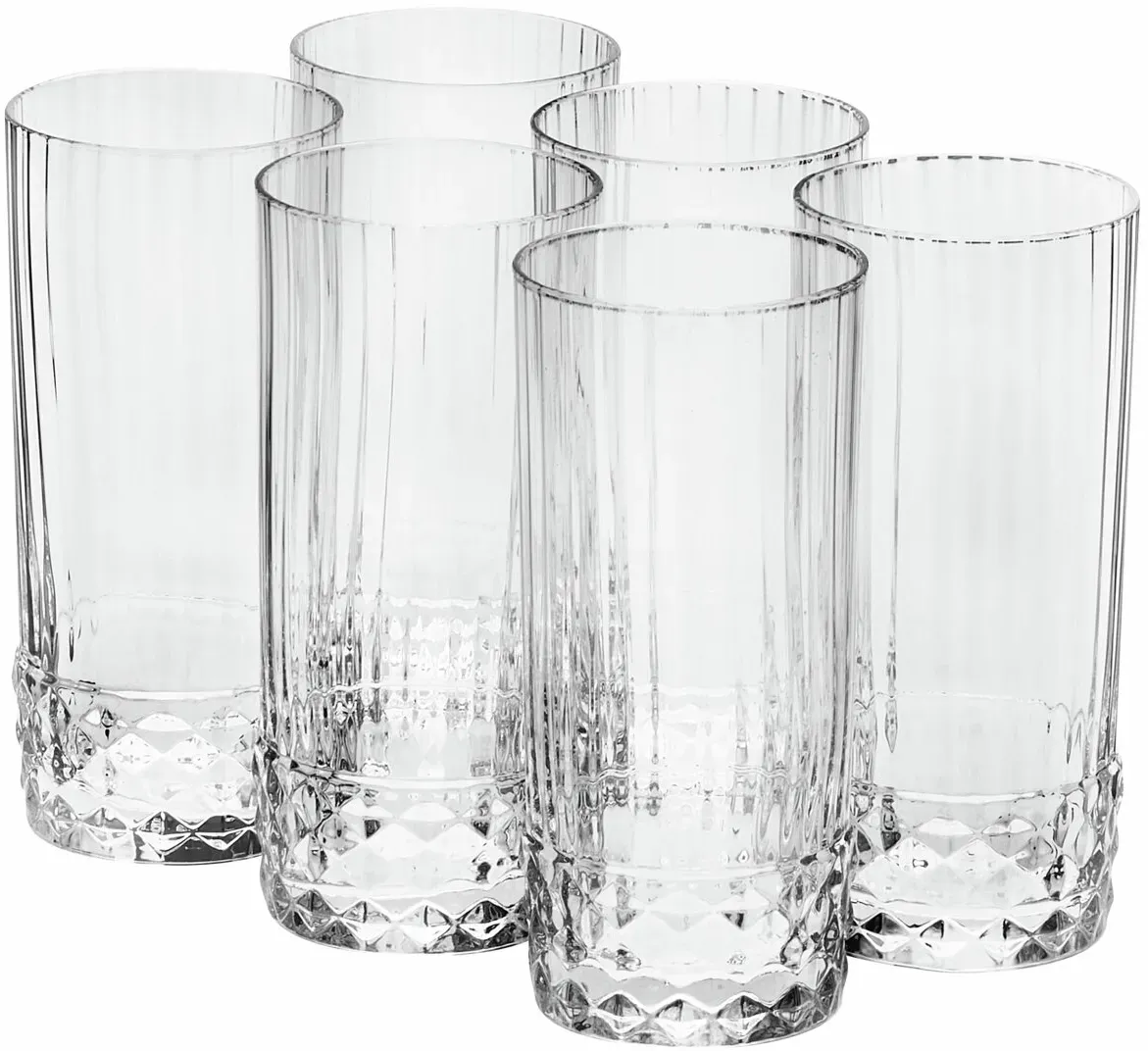 Bormioli Rocco Longdrinkglas  6er-Set AMERICA - D ca. 7.30