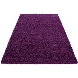 Ayyildiz Hochflorteppich Life 1500 Violett 60 cm x 110 cm