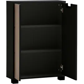 Schildmeyer Midischrank Ryker Akustik-Optik Schwarz
