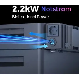 myvoltaics Balkonkraftwerk 2000 Watt inkl. Marstek Venus D 0-7,68 kWh