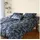 ELEGANTE Mako-Jersey Cherry Blossom Blau 155 x 220 cm + 40 x 80 cm