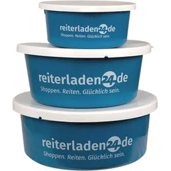 Müslischalen-Set (2+5+8 Liter) mit Deckel blau BLAU NO SIZE