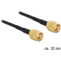 Delock Adapter RP-SMA Plug > RP-SMA Plug - Antennenkabel - RP-SMA (M)