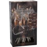 HIT Led Lichterkette Batterie Timer 48 Leds für innen und außen
