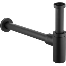 Kronenbach Design-Siphon rund Lima 2.0 Siphon Schwarz matt