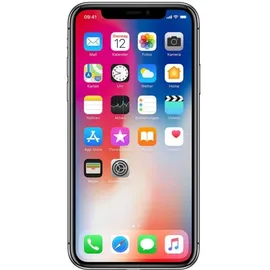 Apple iPhone X 64 GB Silber