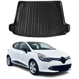 Omac Kofferraumwanne Laderaumwanne kompatibel mit Renault Clio IV Grandtour 2012-2019 hohe kante Gummi