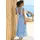 LASCANA Maxikleid Blau 38