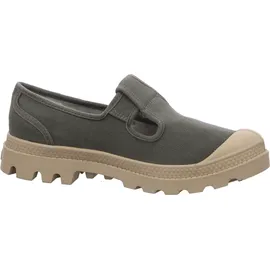 Palladium Unisex Pampa M Washed Mary Jane Flat, Vetiver, 41 EU