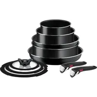 Tefal Topf-Set Topf-Set Ingenio Ultimate, Topf und Pfannenset abnehmbarer Griff, (10-tlg)