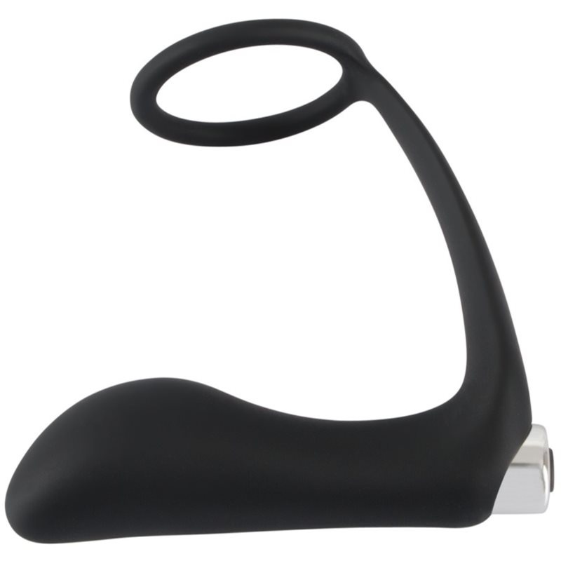 Black Velvets Ring & Plug Butt-Plug 10,7 cm