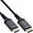 InLine HDMI AOC Kabel Ultra High Speed 10 m Grau/Schwarz