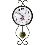 Selva Quarz-Pendelwanduhr - Weiß